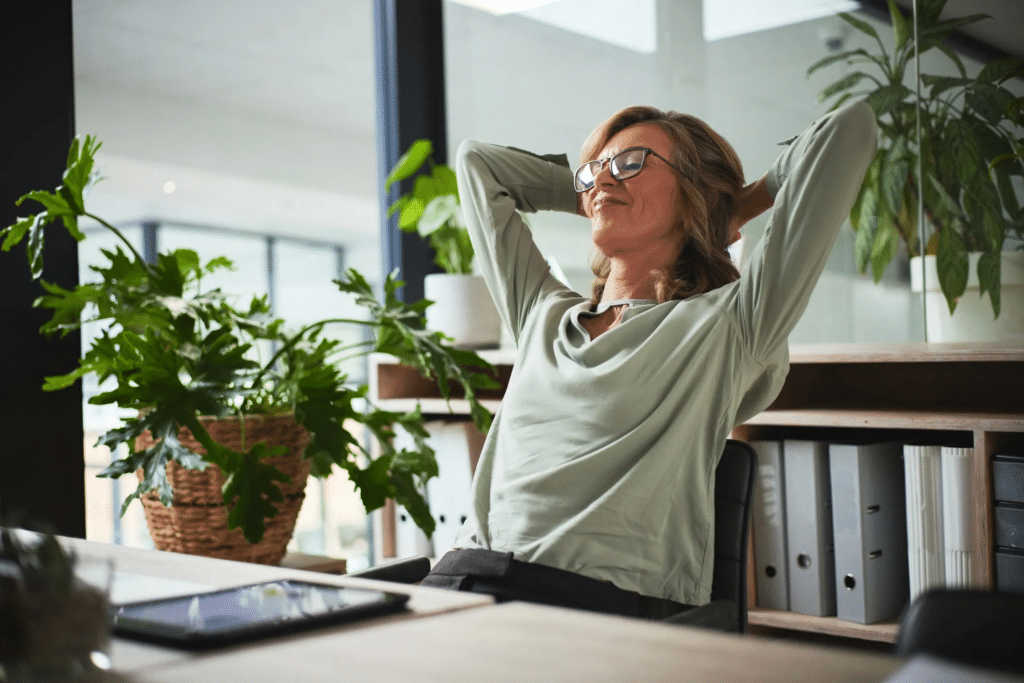 CEO dealing well with stress